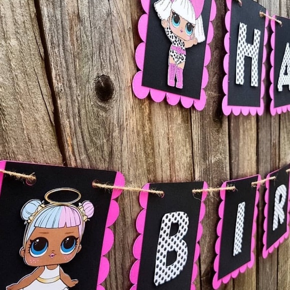 bringyourowncake | Party Supplies | Lol Doll Birthday Banner | Poshmark